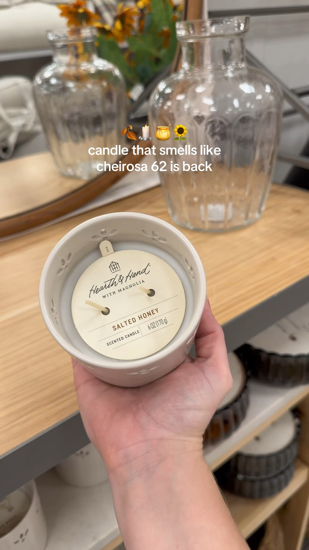salted honey candle, Target candle, fall candle, autumn candle, cozy home, home decor, seasonal decor, candle lover, honey scented candle, warm fragrance, fall vibes, cozy vibes, Target finds, Target home, Target haul, home fragrance, fall aesthetic, autumn aesthetic, cozy season, pumpkin season, neutral decor, living room decor, kitchen decor, shelf styling, coffee table decor, gift idea, fall shopping, home inspiration, hygge home, candle decor, fall essentials

#LTKSeasonal #LTKHome