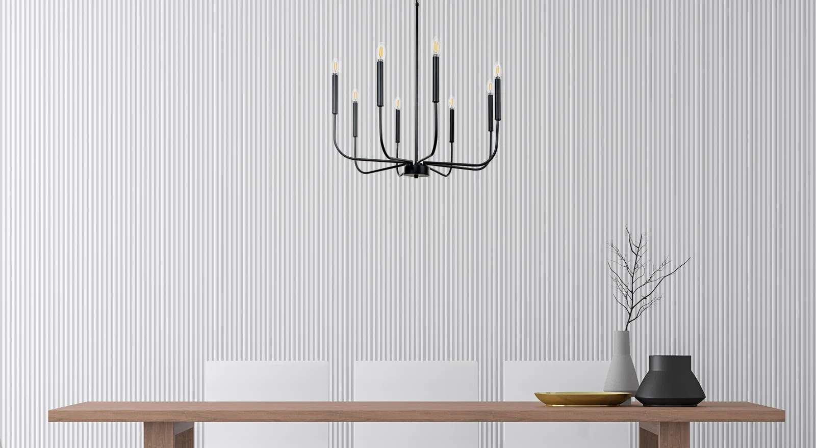 Ardon 8 - Light Candle Style Classic / Traditional Chandelier | Wayfair Professional