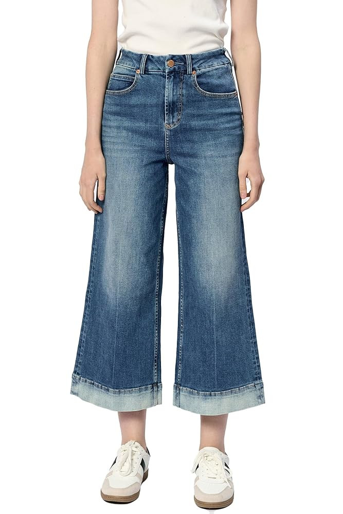 DEAR JOHN Audrey Wide Leg Women's Jean High Rise | Amazon (US)