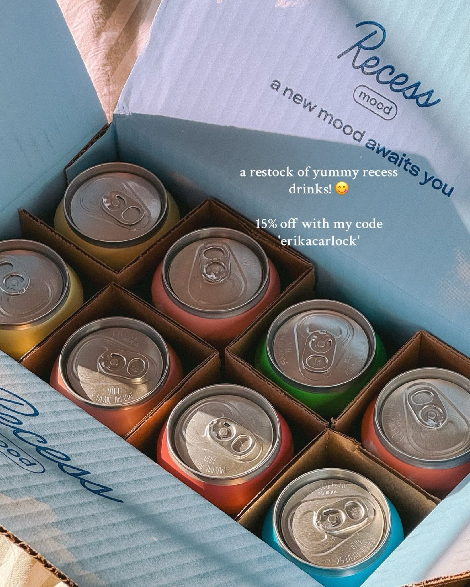 Unboxing from Recess. My fave drinks 🍹 

#LTKParties