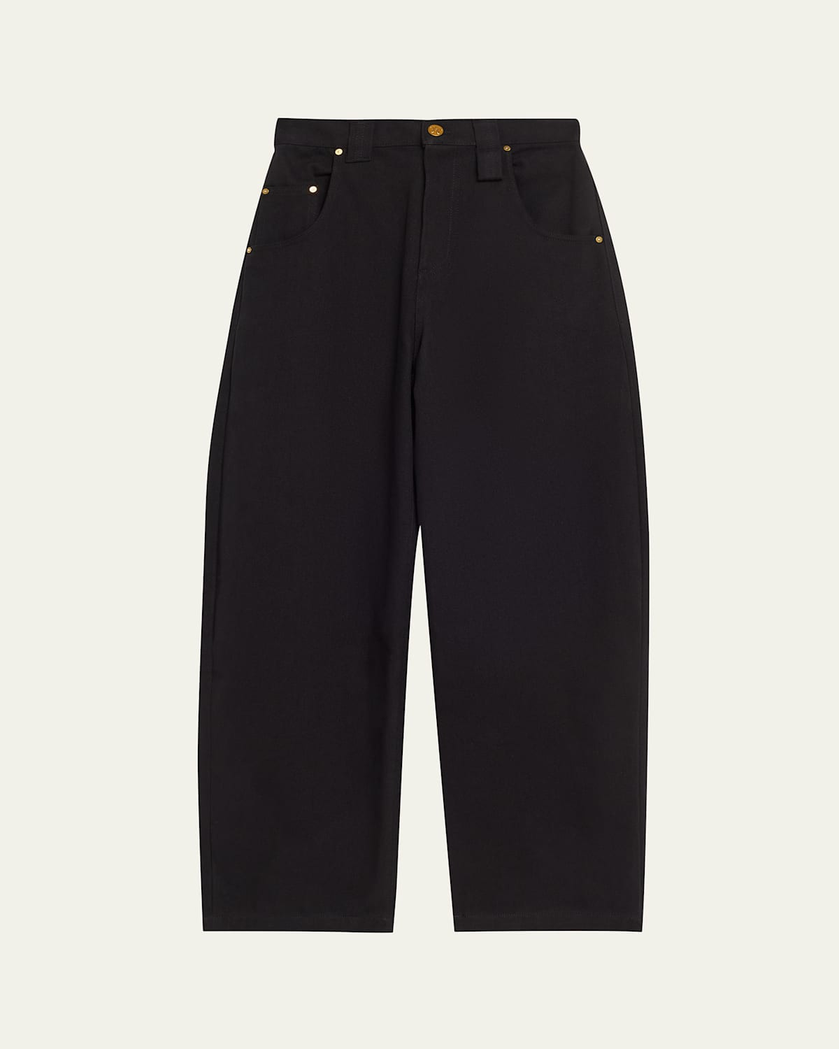 Bad Girl Wide Barrel-Leg Jeans | Bergdorf Goodman