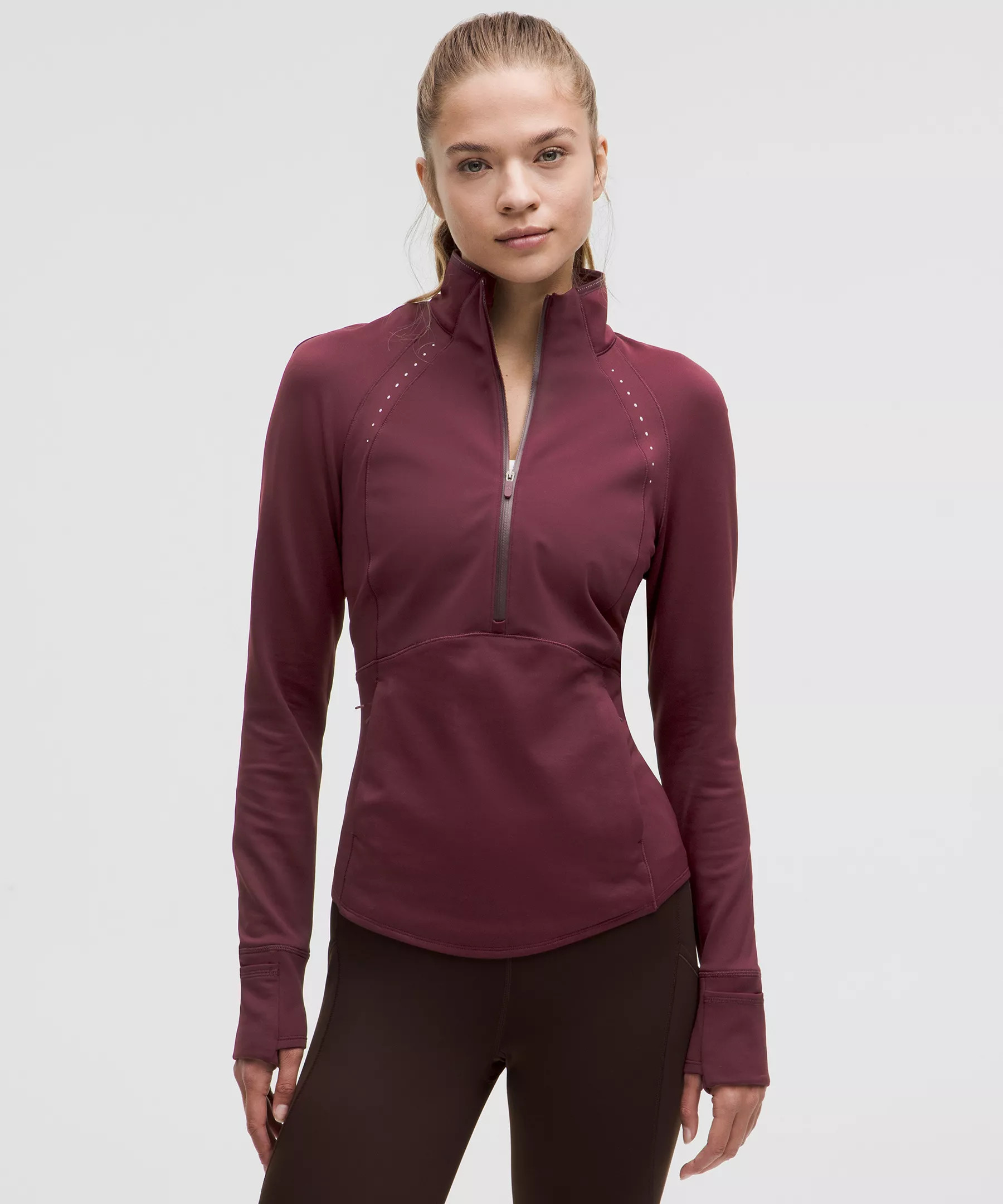 Cold Weather Running Half Zip | Women's Hoodies & Sweatshirts | lululemon | Lululemon (US)