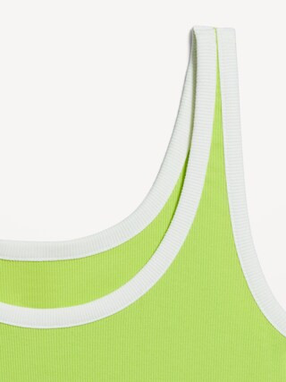 First-Layer Ribbed Scoop-Neck Tank Top | Old Navy | Old Navy (US)