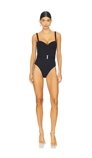 x REVOLVE Freya Full Piece in Black Texture | Revolve Clothing (Global)