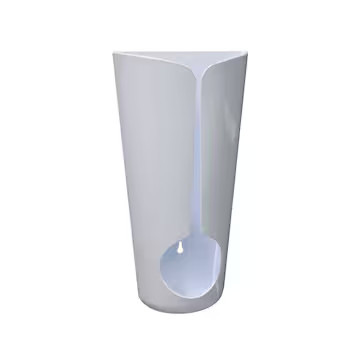 Style Selections 3.75-in W x 14-in H x 7.25-in D 1-Tier Cabinet-mount White Plastic Bag Organizer | Lowe's