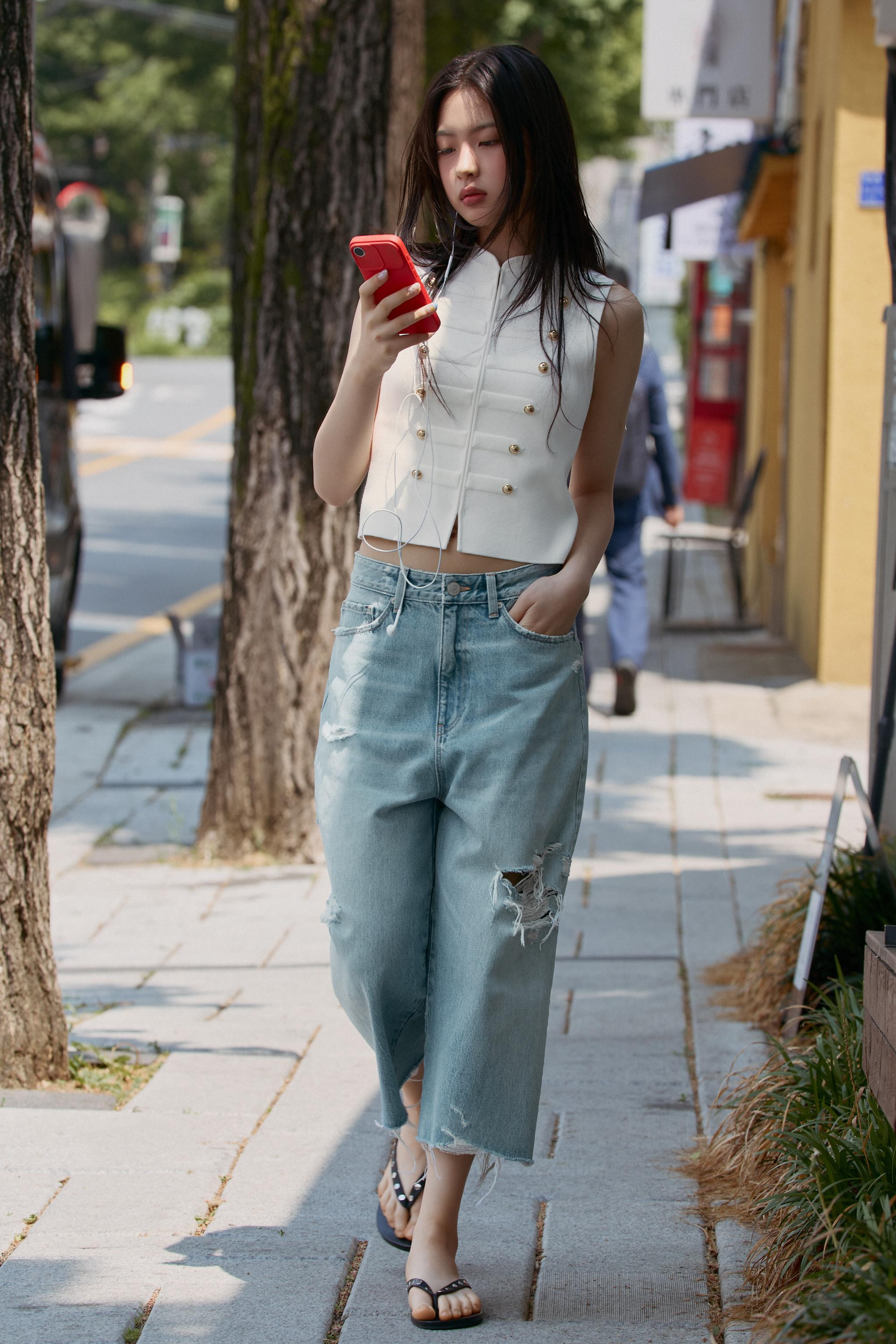 BUTTON VEST TOP | Zara US