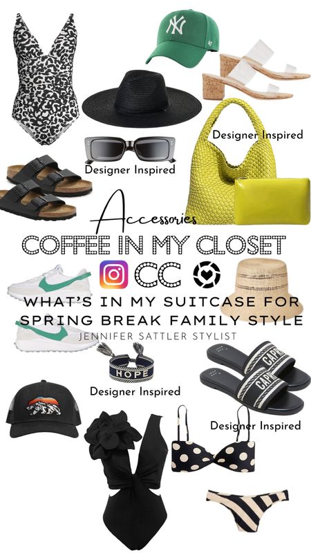 Coffee in my Closet on Vacation 
Accessory Edit. Everything I packed for this trip is casual but the accessories are key - especially my hats. I wear one everyday. Here is what I have with me  

#LTKstyletip #LTKtravel #LTKSeasonal