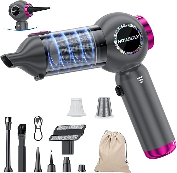 Handheld Car Vacuum Portable Cordless 25000Pa High Power Small Mini Hand Vacuum Cleaner Rechargea... | Amazon (US)