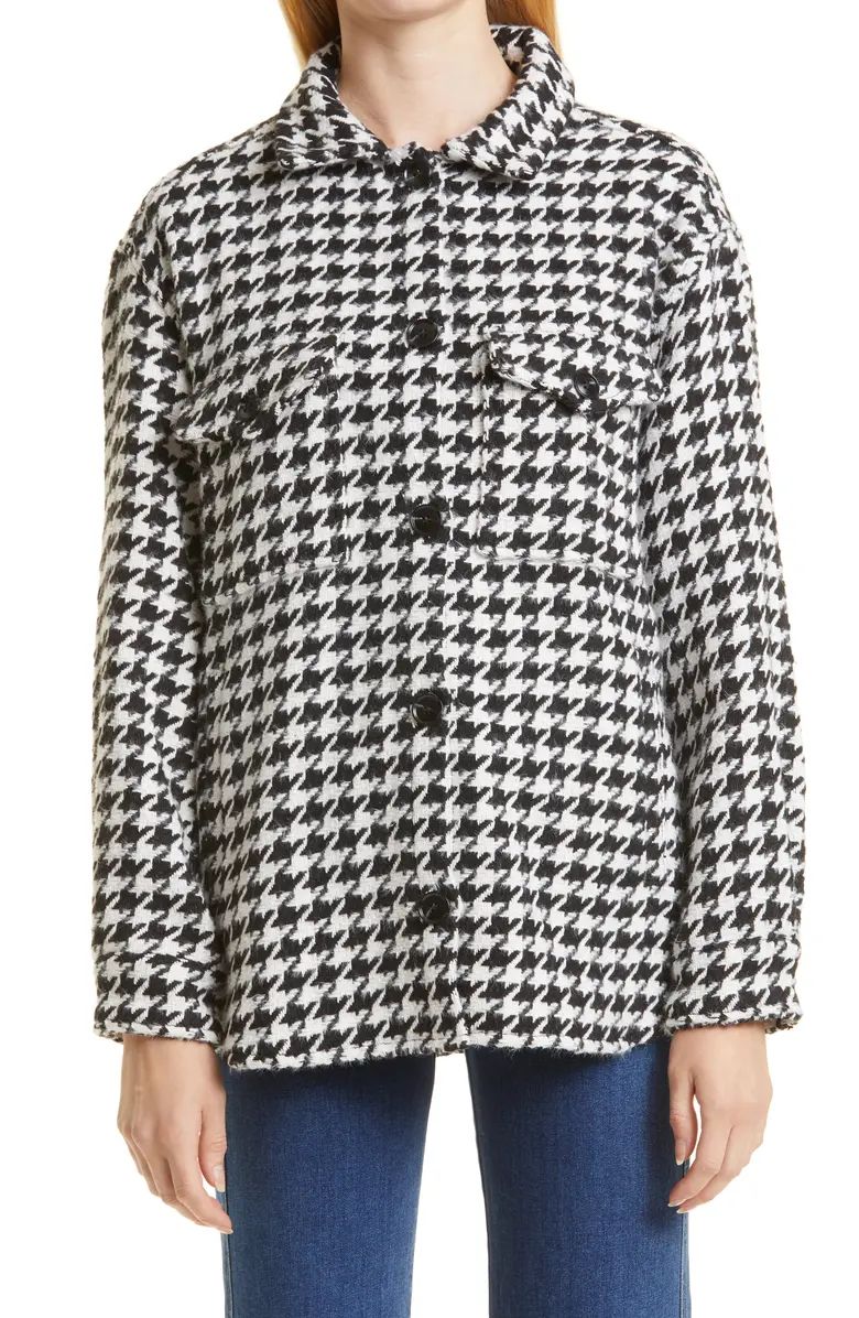 Pistola Libby Houndstooth Shacket | Nordstrom | Nordstrom