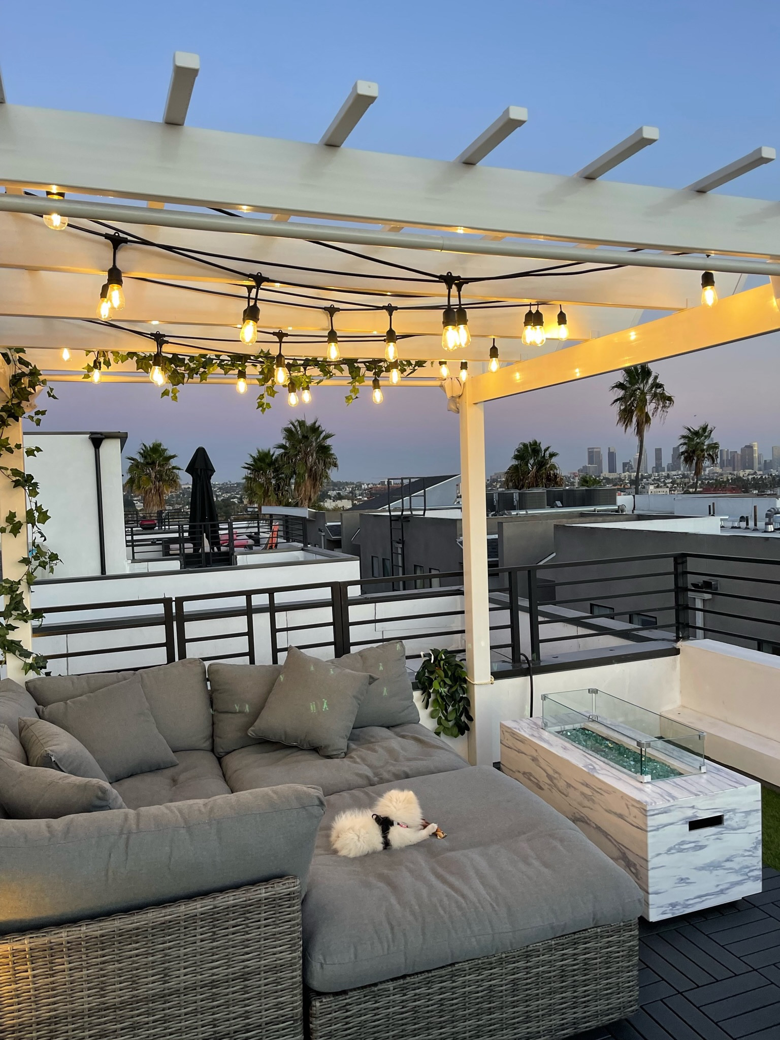 Cozy patio inspo - roof top patio ideas - cozy patio furniture - home finds - string lights for outside - outdoor fire pit - cozy patio - outdoor space ideas - home patio finds

#LTKhome #LTKFind #LTKSeasonal