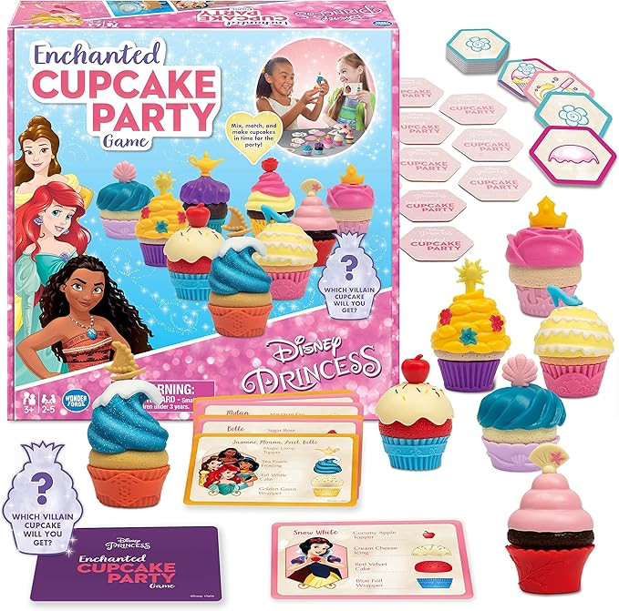 Wonder Forge Disney Princess Enchanted Cupcake Party Game For Girls & Boys Age 3 & Up - A Fun & F... | Amazon (US)