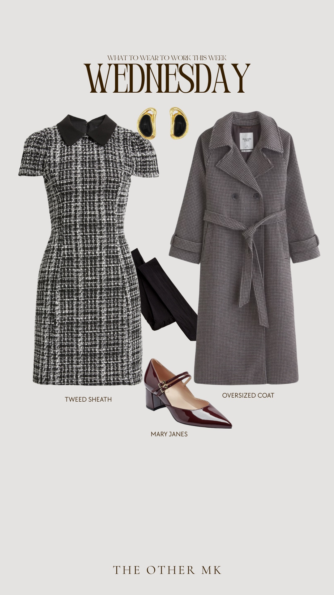 What do I have to work this week so I don’t think about it
Tweed office dress, oversize trenchcoat, office outfits on sale

#LTKMidsize #LTKOver40 #LTKSaleAlert