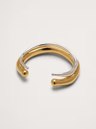 O-Ring Sculpted Cuff Set Of 2 | Banana Republic (US)