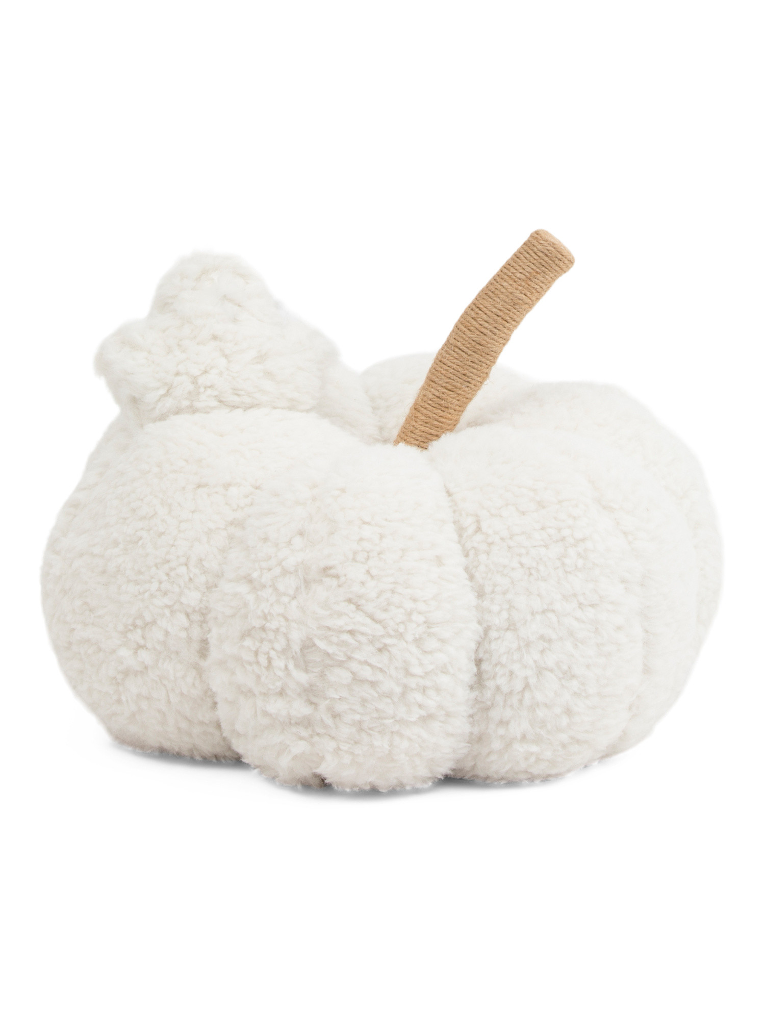 7in Sherpa Pumpkin With Ghost Decor | TJ Maxx