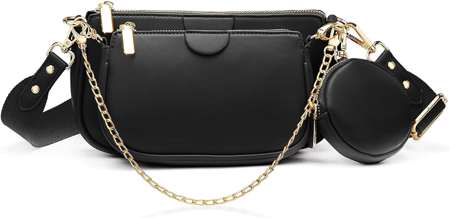 YALUXE Crossbody-Handbags-for-Women-Shoulder-Bag 3 Pieces Multipurpose Purse Set with Zipper Coin... | Amazon (CA)