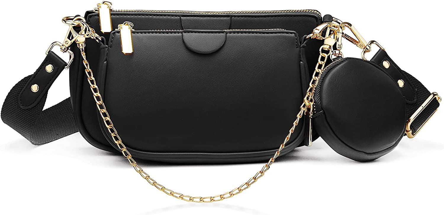 YALUXE Crossbody-Handbags-for-Women-Shoulder-Bag 3 Pieces Multipurpose Purse Set with Zipper Coin... | Amazon (CA)