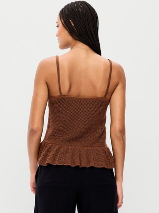 Metallic Peplum Tank Top | Old Navy (US)