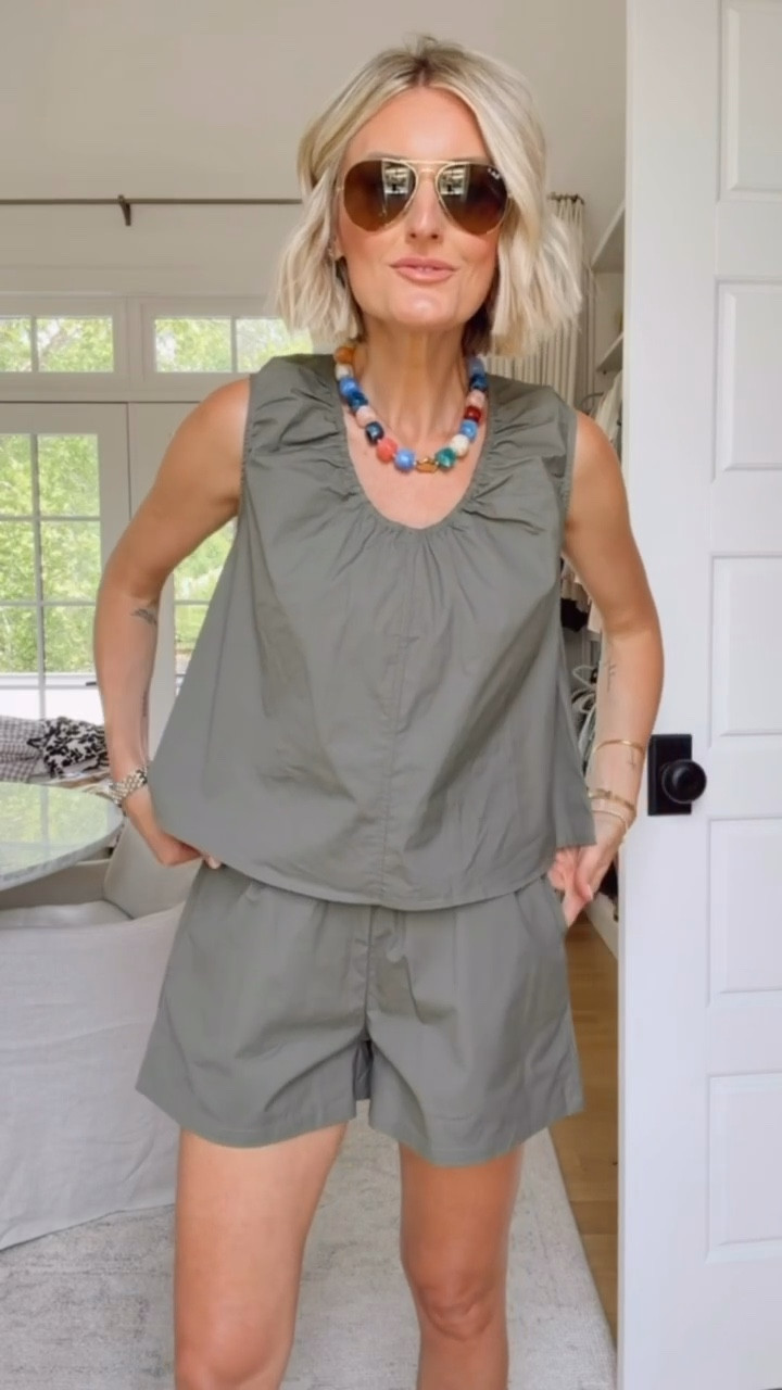 This matching set is perfect for summer! The stock is going fast in this color, but there’s a few other colorways available! Wearing size S!

Loverly Grey, matching set, Amazon, summer outfit 

#LTKSeasonal