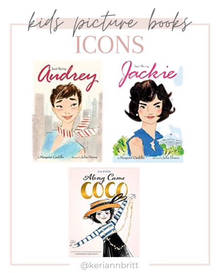 Iconic Women Picture Books for Kids

Toddler books / Audrey Hepburn / Jackie Kennedy / Coco Chanel / children’s books / women’s history 

#LTKFind #LTKkids