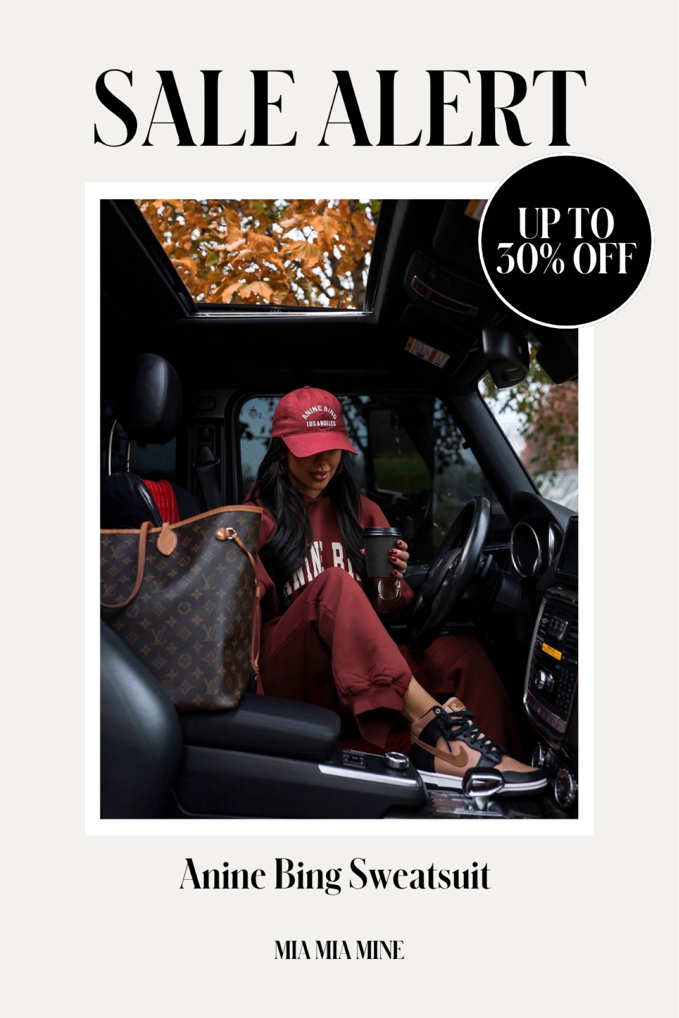 Anine bing on sale
Save up to 30% off my maroon loungewear set at Bloomingdale’s 

#LTKfindsunder100 #LTKsalealert #LTKfitness