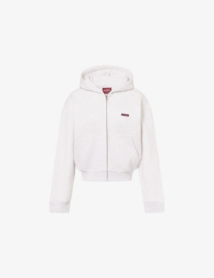 Core Brand-Patch Woven Hoodie | Selfridges