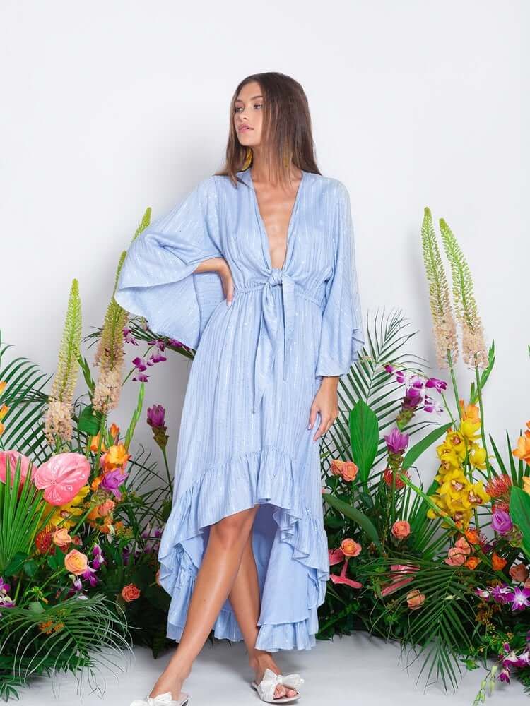 Juliana Dress Roma Therapy Blue | Confête