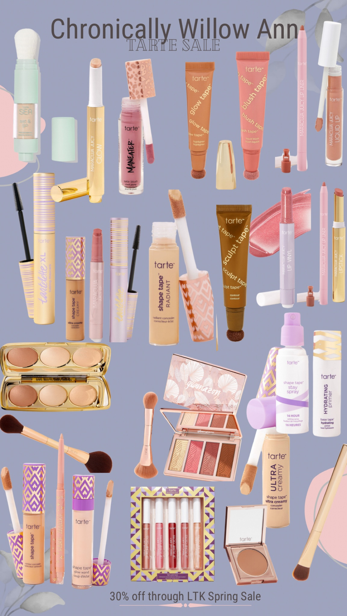 Tarte is really my all time favorite makeup company. When it comes to quality, doing what it says it will, and lasting for the full length you need. The other thing I love is that I can recommend it to anyone and everyone with confidence that it will last and be just as wonderful for them, woman owned, mascara, new fave tubing mascara, eyeshadow, contour palette, concealer and more!

#LTKitbag #LTKSpringSale #LTKbeauty