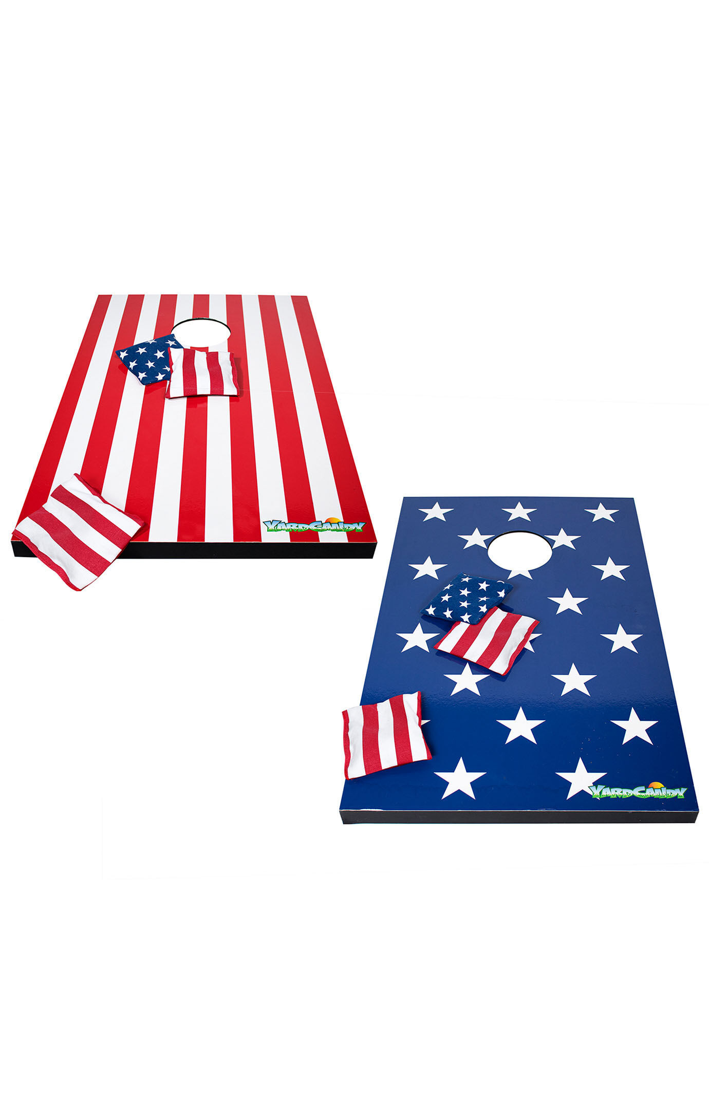 PoolCandy YardCandy Stars & Stripes Wooden Cornhole Set | PacSun