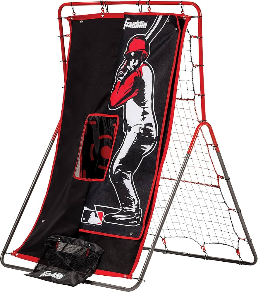 Franklin Sports Baseball Pitching Target and Rebounder Net - 2-in-1 Switch Hitter Pitch Trainer +... | Amazon (US)