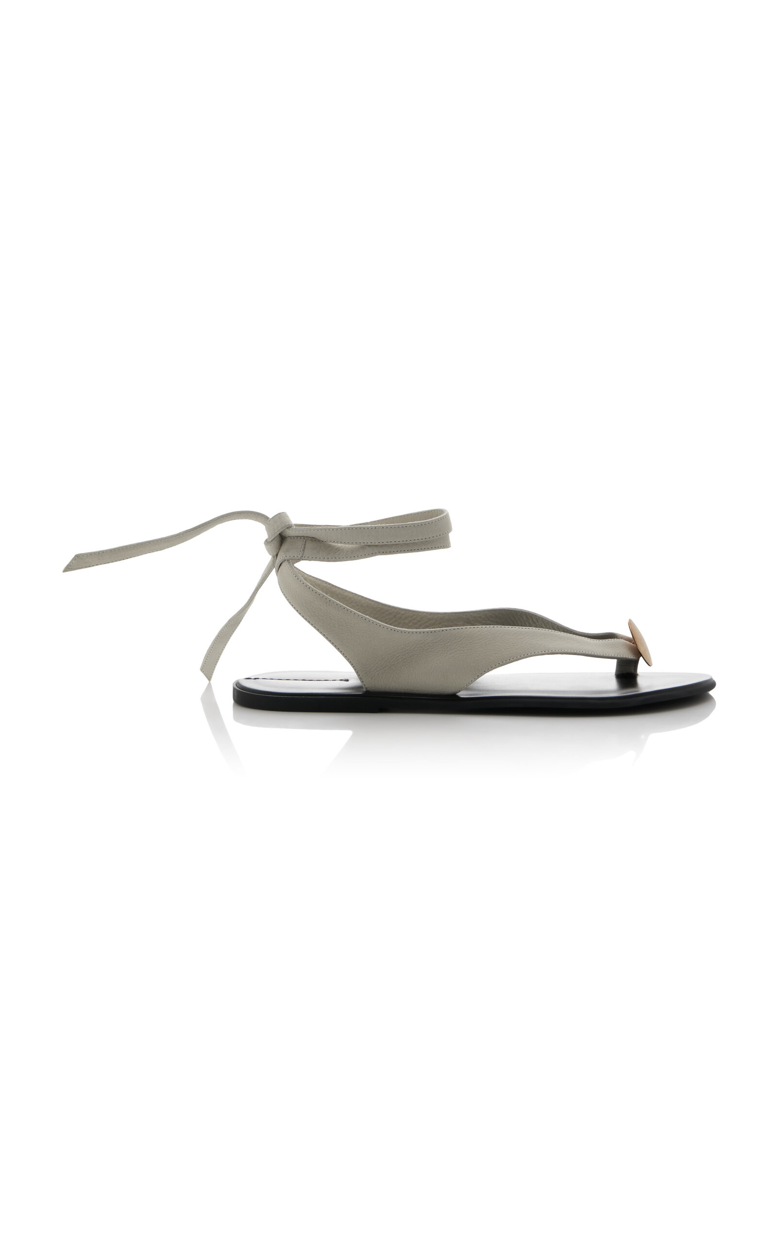 Charm Beach Tie-Up Leather Sandals | Moda Operandi (Global)