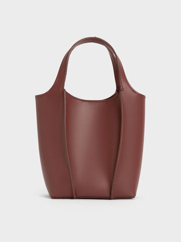 Arlys Tote Bag
 - Chocolate | Charles & Keith US
