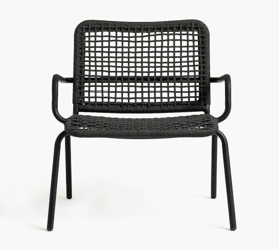 Presidio Woven Stackable Lounge Chair | Pottery Barn (US)