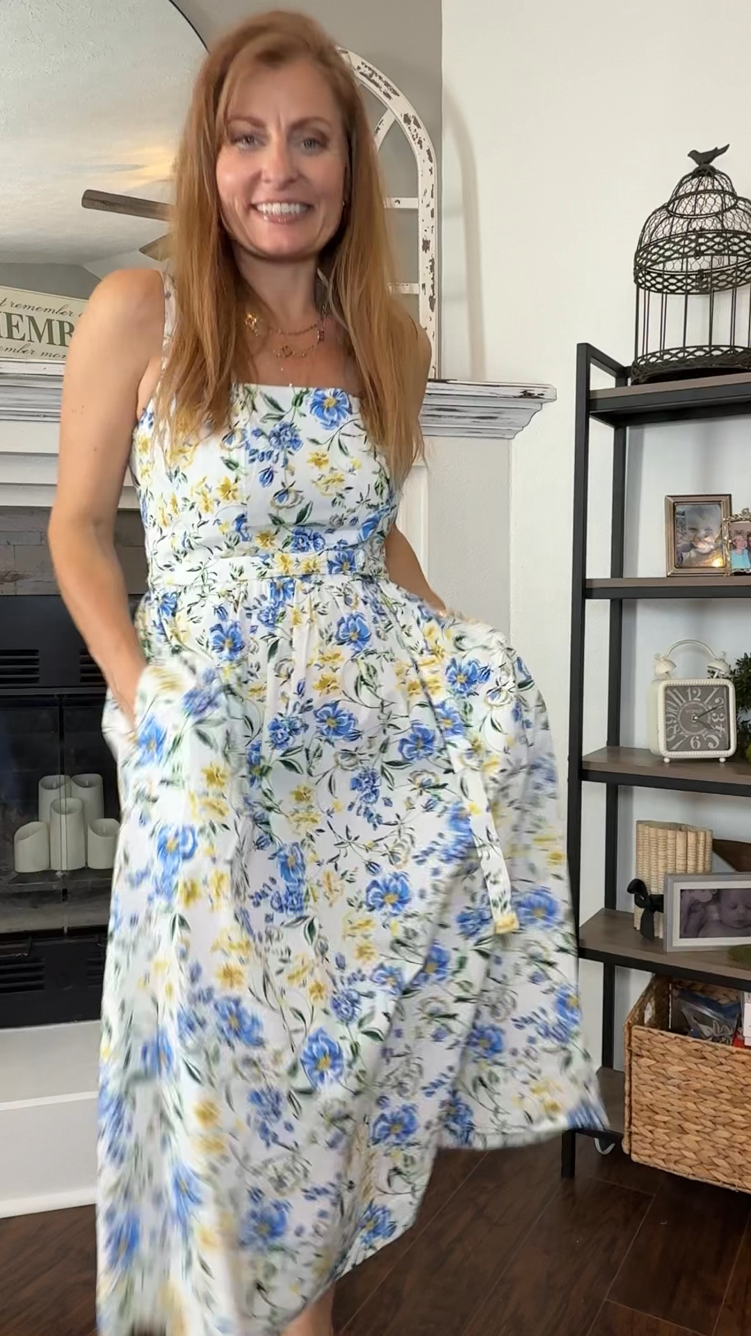 This floral midi dress is exactly the kind of dress I love to keep on repeat from spring into summer. It has that feminine, easy, romantic feel that works for so many occasions, from brunch and church to vacation, garden parties, baby showers, and everyday moments when you want to feel pretty without doing too much. It’s flattering, timeless, and one of those dresses that never feels like a bad buy.
Check the links for the easiest way to find this one and grab it while it’s still in stock. 
Wearing a size small. 
#floralmididress #springdressideas #summerdressstyle #vacationdress #womenstyle


#LTKOver40 #LTKSeasonal #LTKWorkwear