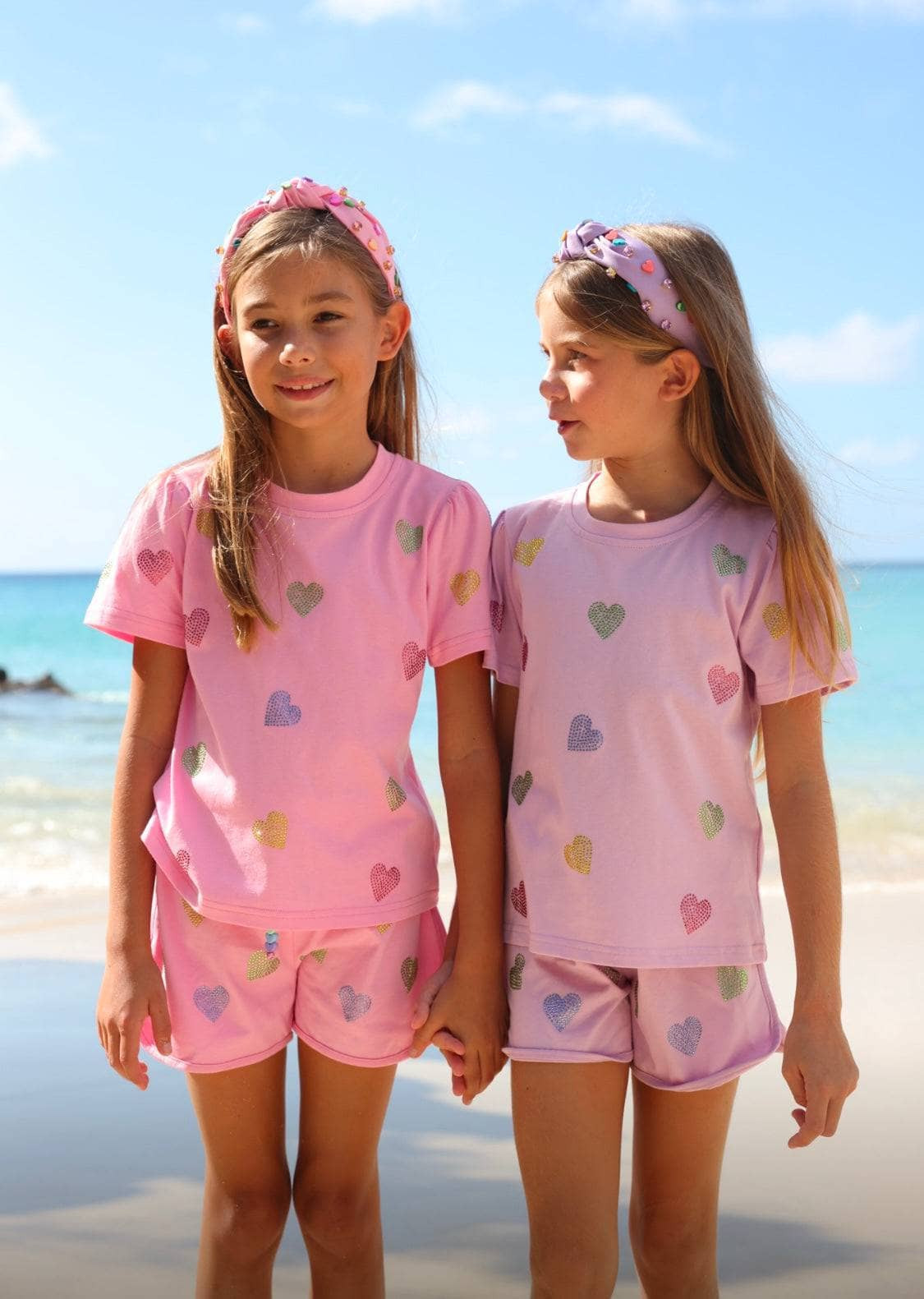 Crystal Hearts Short Set | Lola + The Boys