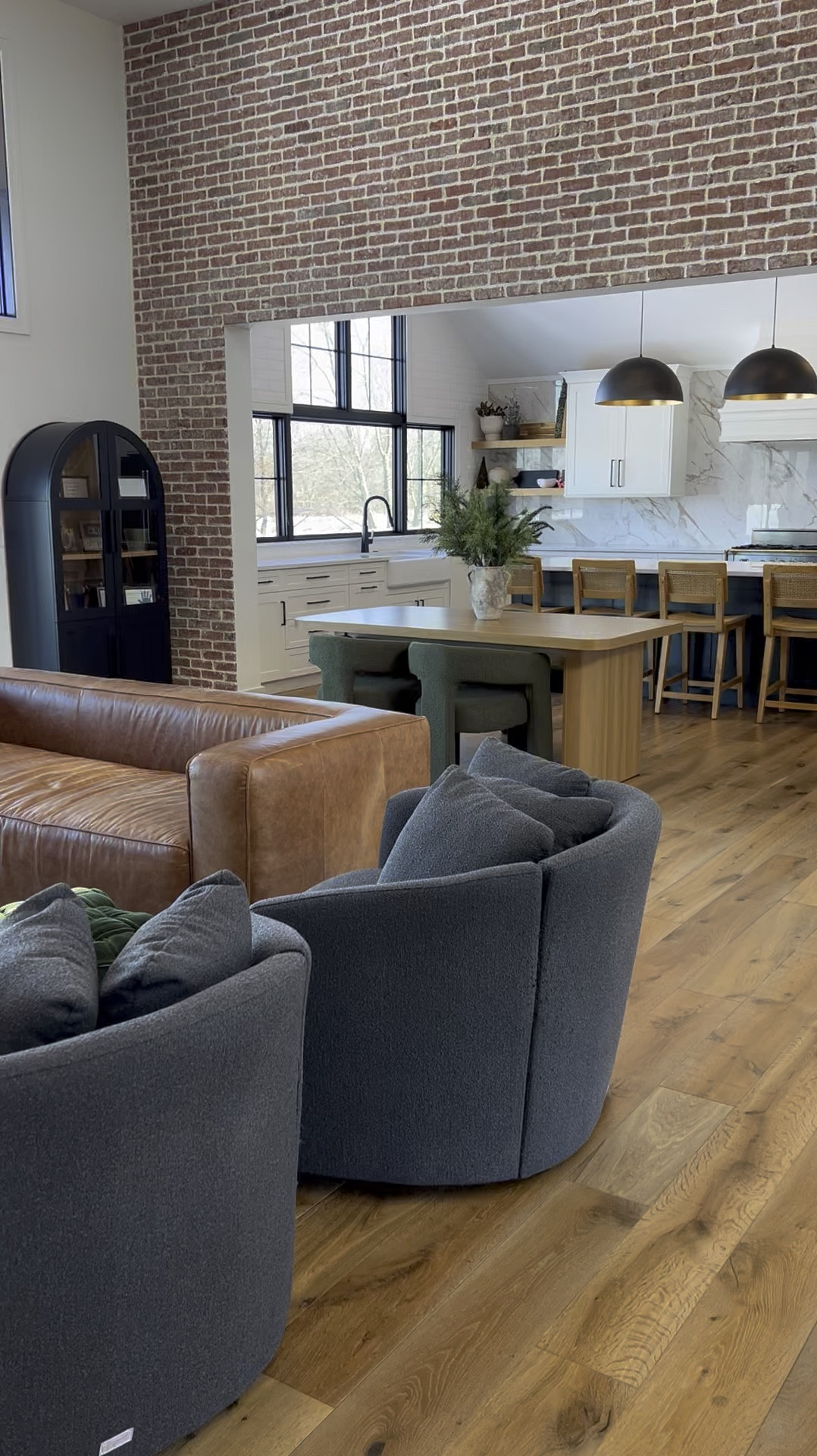 High end looks without the price tag. Walmart & Target home furniture, decor. Kitchen chairs. Dining table. Bar stools. Swivel chair. Arched cabinet

#LTKHome #LTKWatchNow #LTKFamily