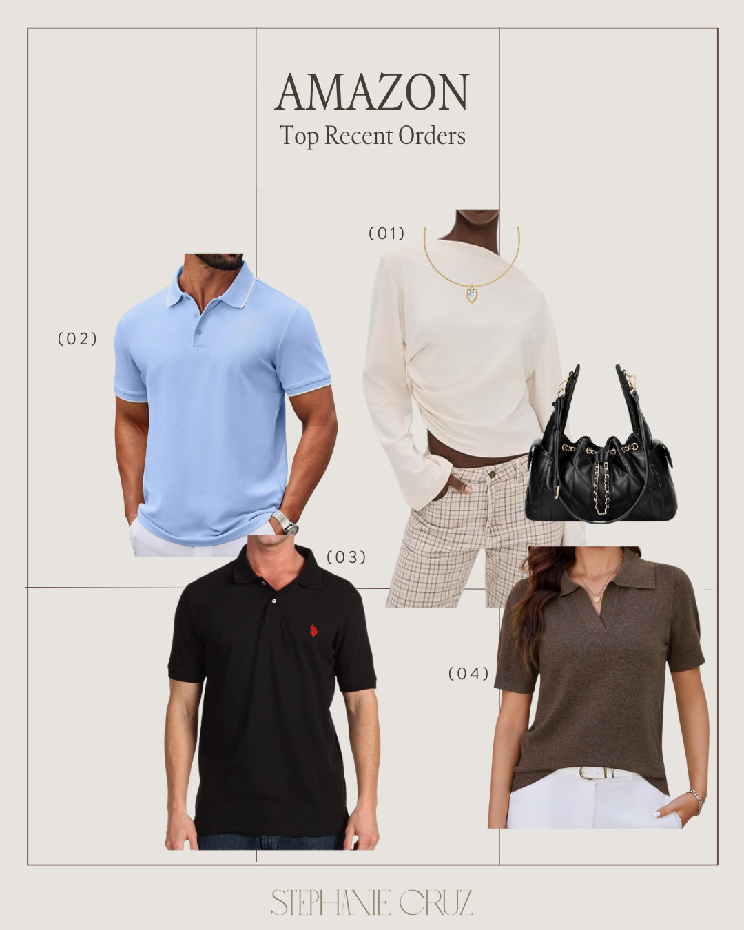 Recent Amazon finds that fit perfectly into an everyday wardrobe 🤎

#AmazonFashionFinds #DailyStyle #FashionInspo #LTKStyle 

 #LTKootd #LTKMens