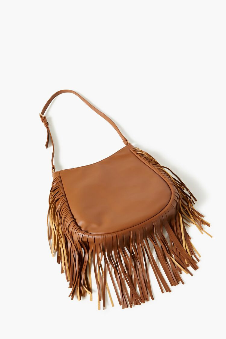 Faux Leather Fringe Handbag | Forever 21 (US)