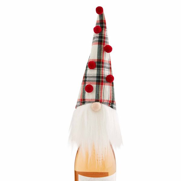 White Gnome Bottle Cover | Mud Pie