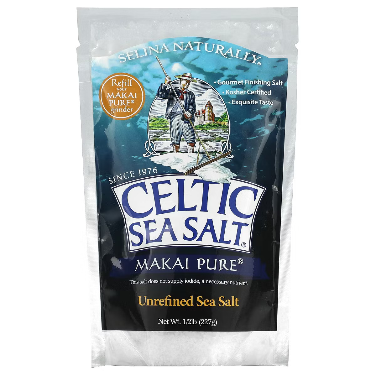 Celtic Sea Salt, Makai Pure Deep Sea Salt, Pure Vital Minerals, 1/2 lb (227 g) | Target