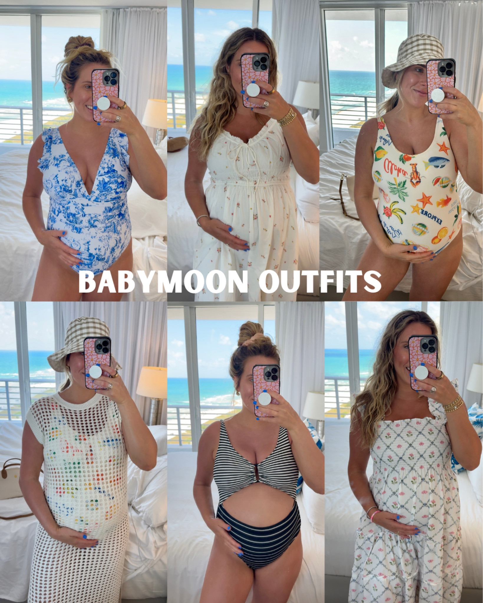 Babymoon outfits and swimsuits / vacation outfits / bump friendly outfits 

#LTKSwim #LTKBump #LTKStyleTip