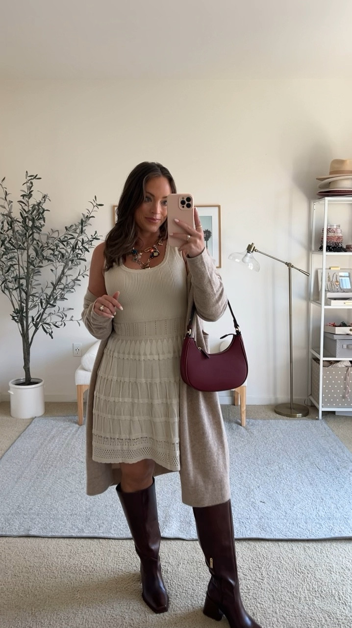 Love the texture of this dress!  Can be styled so many different ways! 

#LTKVideo #LTKFindsUnder100 #LTKMidsize