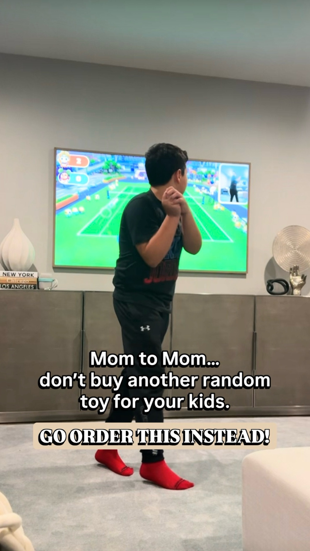 This has honestly been one of the best things we’ve EVER gifted our kids.

All three of them love it. And you know how rare that is considering their different ages, genders, and personalities?! RARE‼️

They actually play with it together. It keeps them moving. It makes them laugh. It feels like a win every single time it gets used… which is literally DAILY.

It’s our go to for rainy days, indoor afternoons after school, or when the “I’m bored” starts in five minutes after breakfast on the weekends. #iykyk

It’s also the BEST active indoor playdate activity when friends come over. No awkward standing around wondering what to do because there is truly something for everyone. The activities + experiences offered all get an A++++ from us!!!

We even brought it to Mexico and while my husband and I got ready for dinner after the long pool days, the kids played on it together in the hotel room. No chaos. No fighting. Just fun 🙌🏼 What more could you ask for??

We did the one year Play Pass and it is worth it. They add new games every month and update the originals too, so it never gets old.

And now every friend of my kids wants one too. Which honestly tells you everything you need to know.

If you’re still wondering what it is, it’s kind of like a Wii… but without controllers. Basically, your body IS the controller because it uses motion tracking technology!! You get the little box, plug it in, and you're ready to go! How freaking cool is that?!

#LTKKids #LTKHome #LTKmomlife