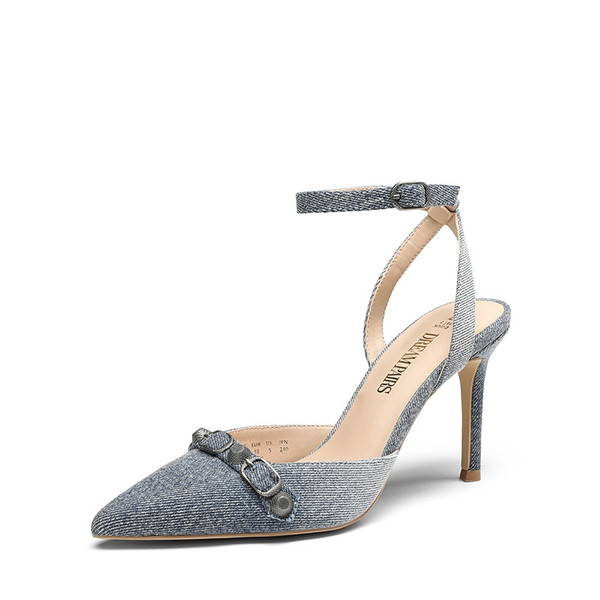 Pointed Toe Ankle Strap Stiletto Pumps | Dream Pairs