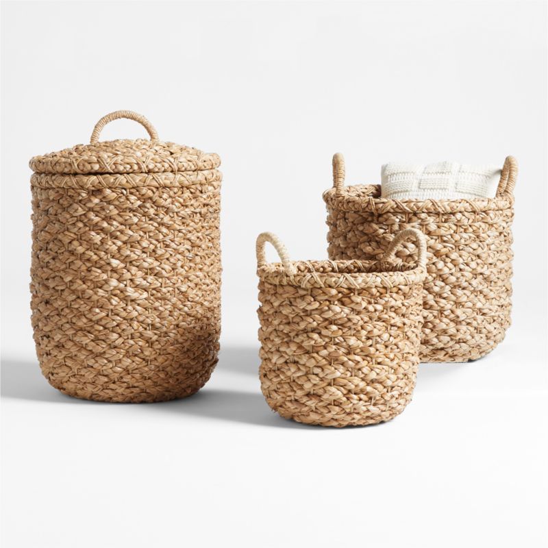 Emlyn Woven Baskets | Crate & Barrel | Crate & Barrel