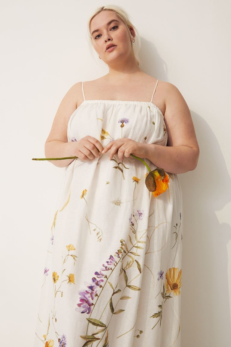 H&M+ Linen-blend Dress | H&M (US + CA)