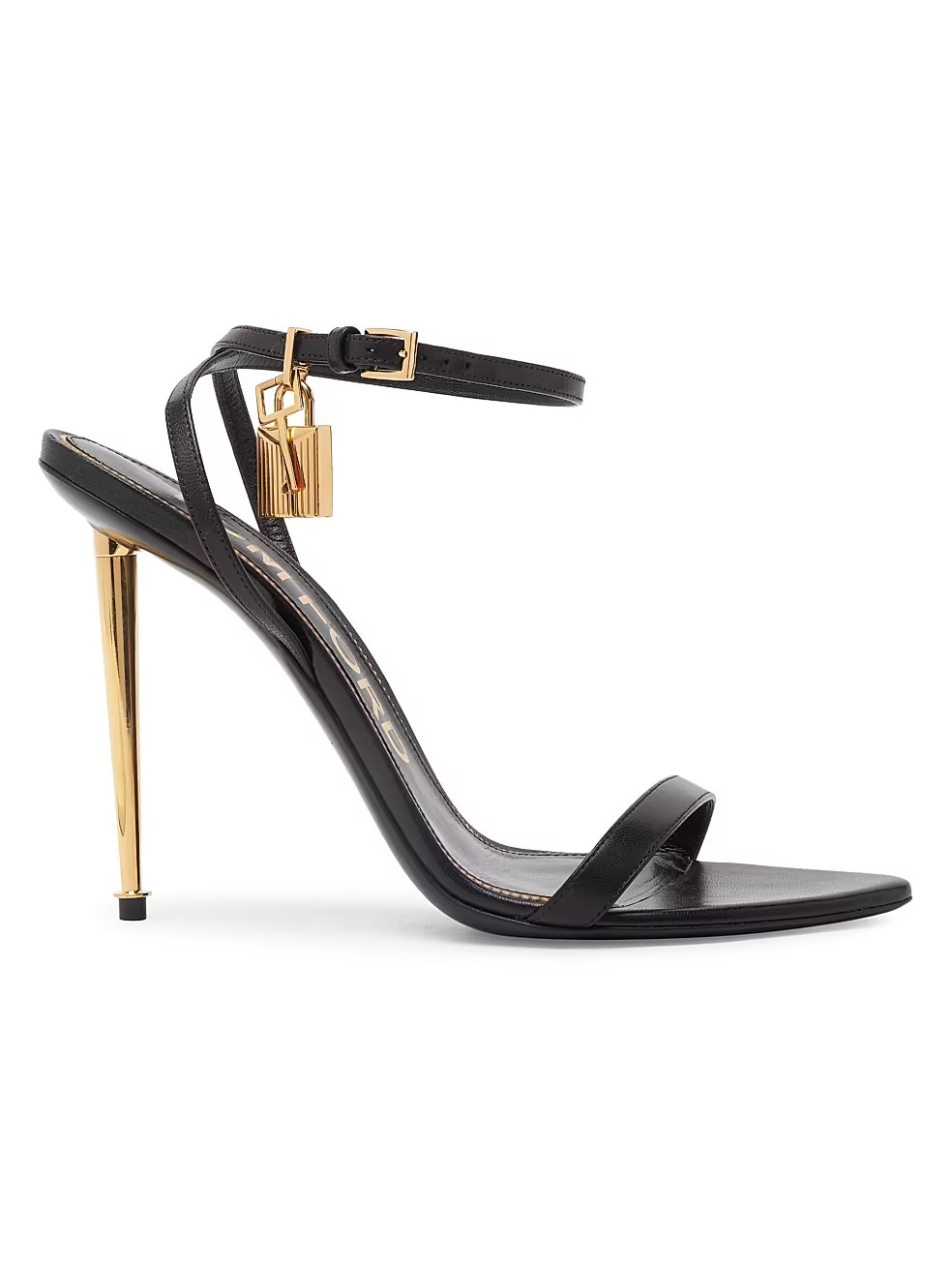 Naked 105 Leather Point-Toe Ankle-Strap Sandals | Saks Fifth Avenue
