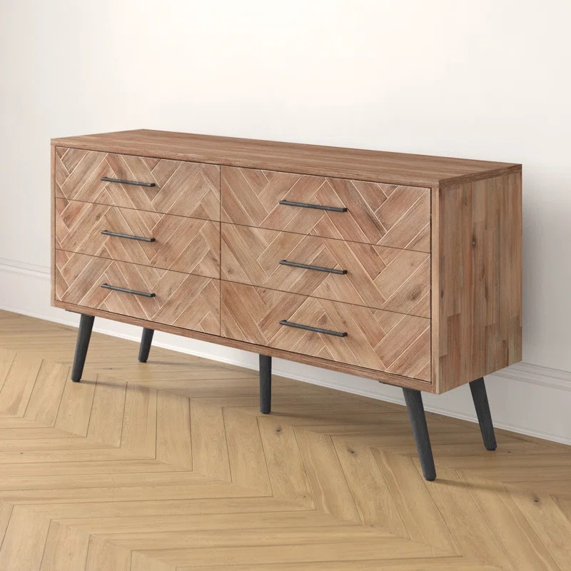 Lexy 6 Drawer Double Dresser | Wayfair North America