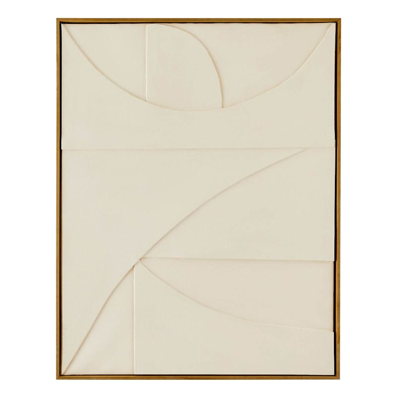 Crosby St. Framed Abstract Canvas Wall Art, 29x36 | At Home