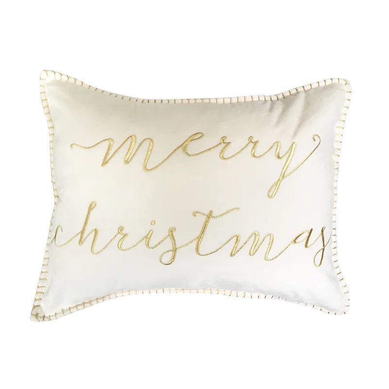 Merry Christmas Rectangular Pillow | Wayfair North America