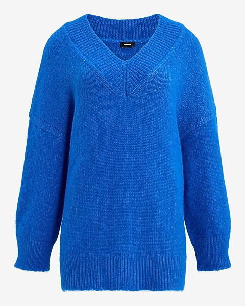 V-neck Oversized Sweater | Express